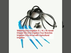 관개 방울 2L / 4L / 8L 화살표 방울 키트 방울 관개 네 가지 가지 관개 방울 화살표 농업 관개
